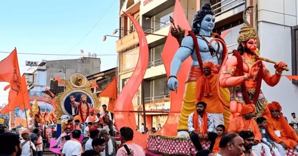 Hindu communities across India observing Ram Navami in distinct traditional styles