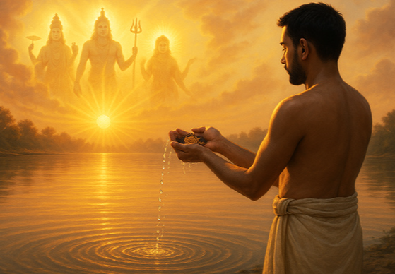 Food being donated to those in need, a key charitable act on Amavasya