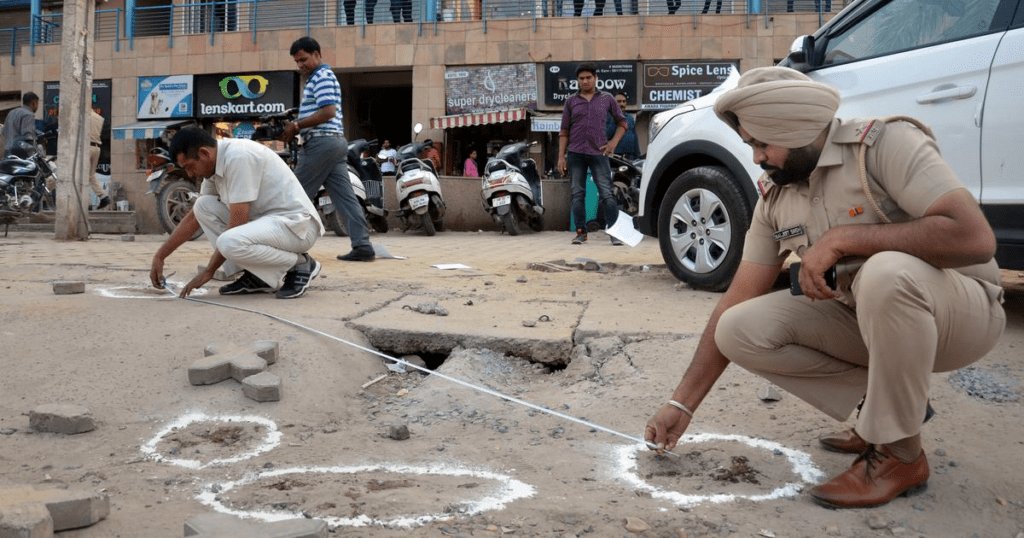 Investigators reviewing digital evidence to reconstruct sequence of events