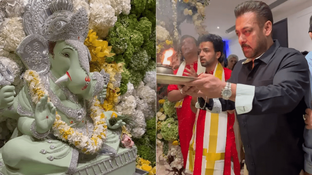 Midday Ganpati worship reflecting discipline and accurate muhurat observance