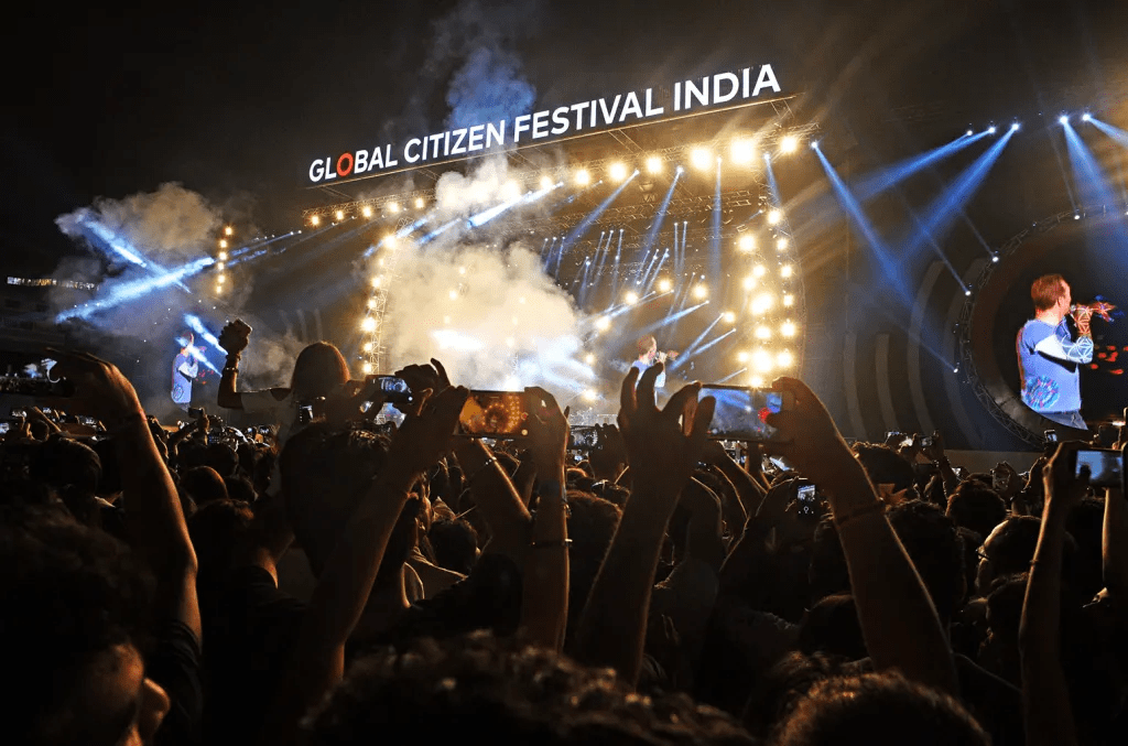 Crowd celebration capturing emotional weight of shared cultural experience